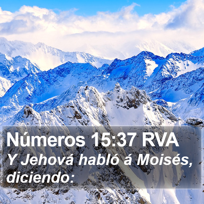 Números 15:37 RVA Bible Study