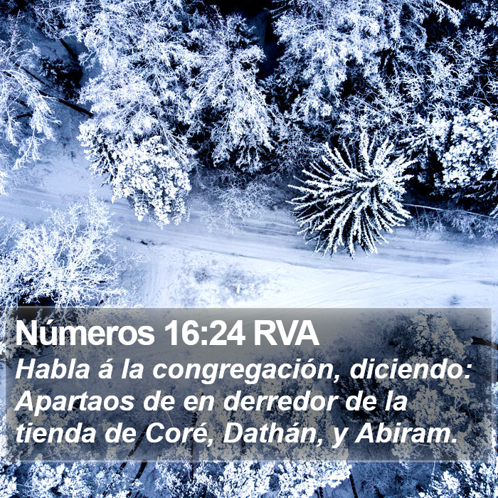 Números 16:24 RVA Bible Study
