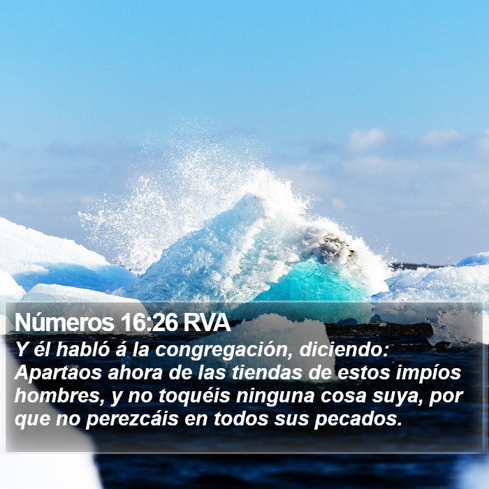 Números 16:26 RVA Bible Study