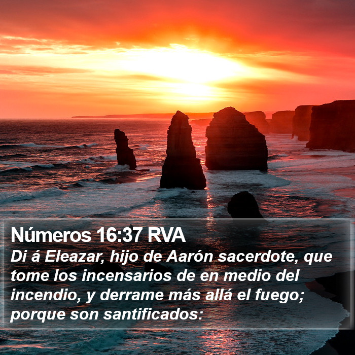 Números 16:37 RVA Bible Study