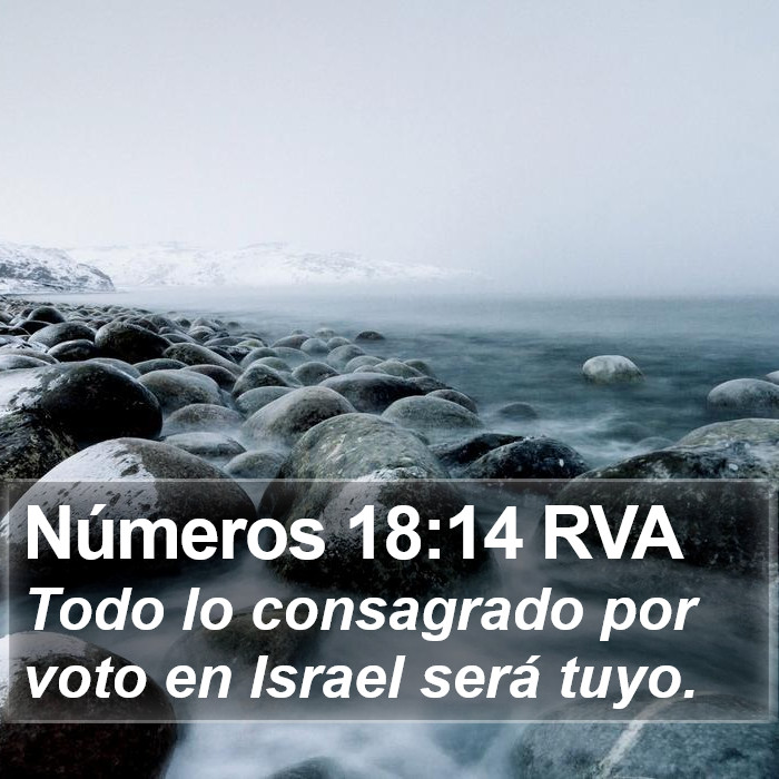 Números 18:14 RVA Bible Study