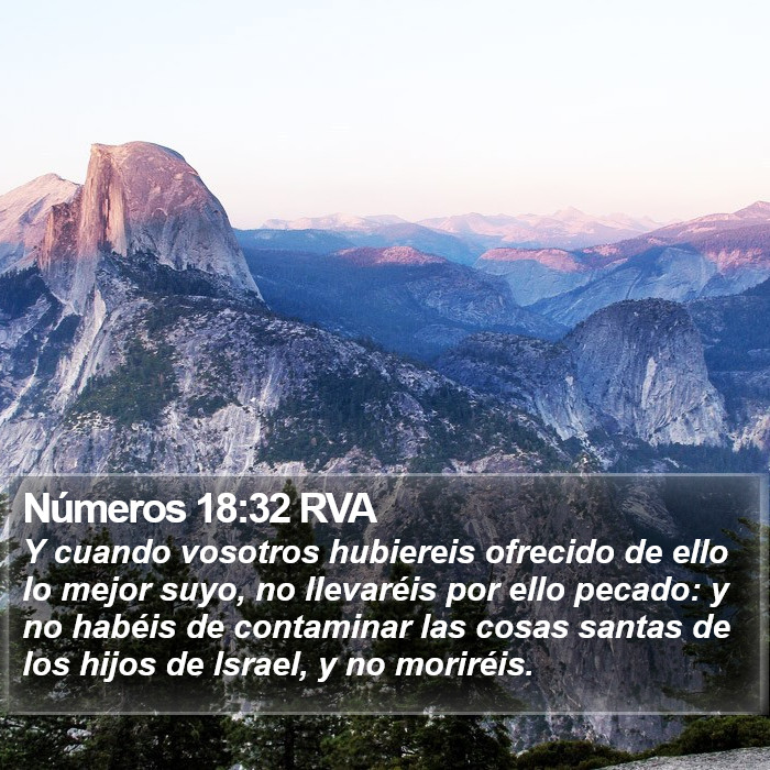 Números 18:32 RVA Bible Study