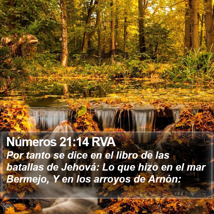 Números 21:14 RVA Bible Study