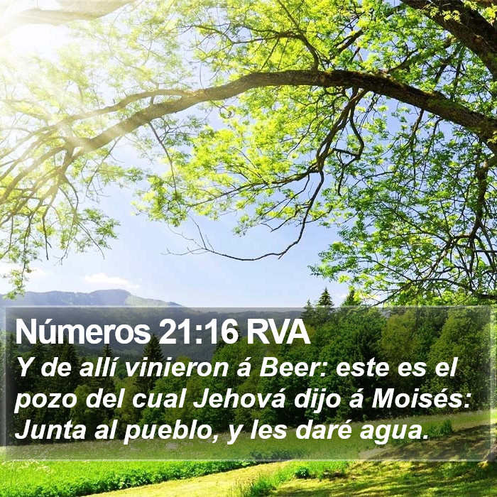 Números 21:16 RVA Bible Study