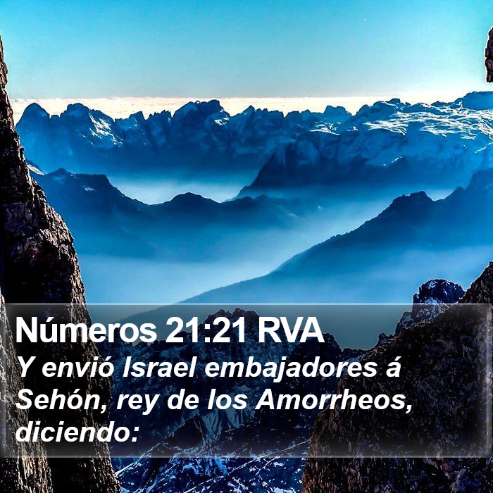 Números 21:21 RVA Bible Study