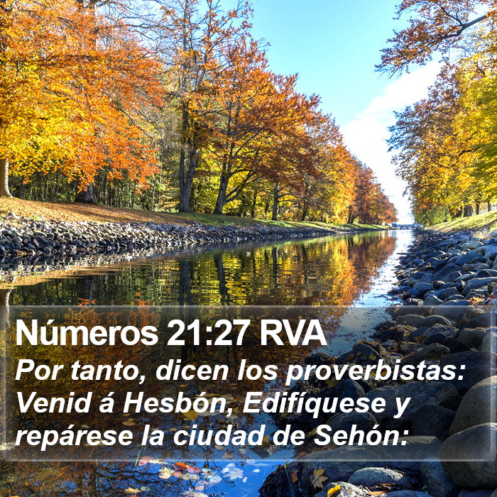 Números 21:27 RVA Bible Study