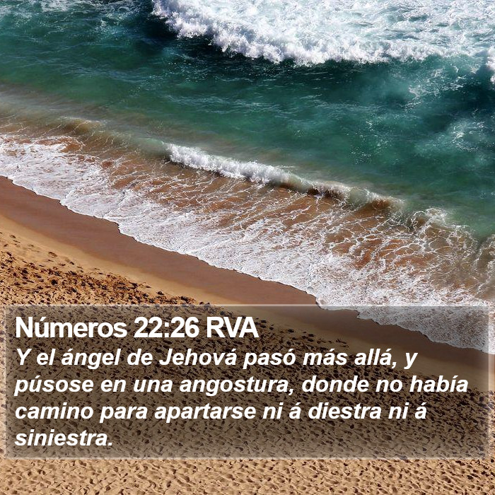 Números 22:26 RVA Bible Study