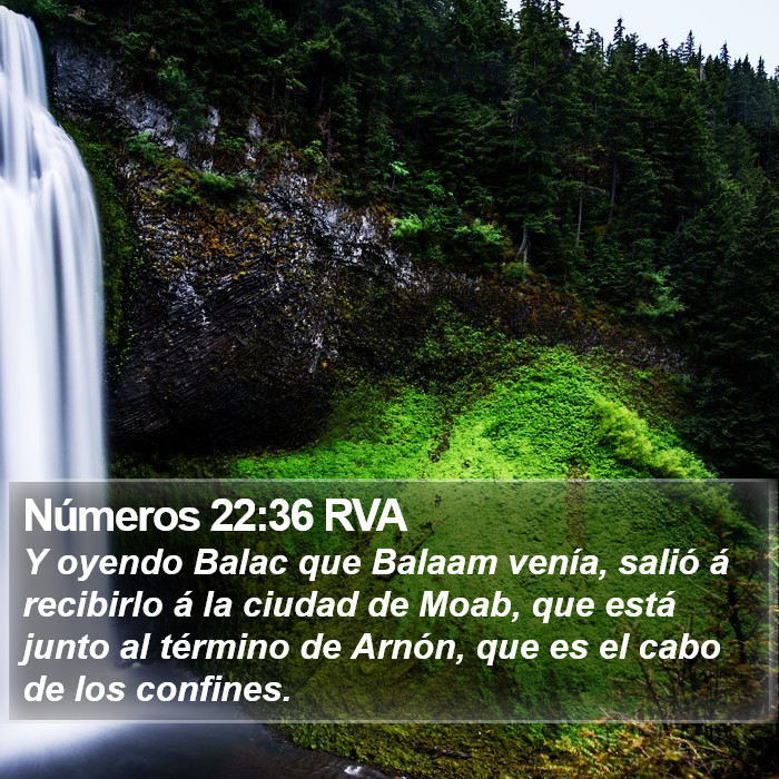 Números 22:36 RVA Bible Study