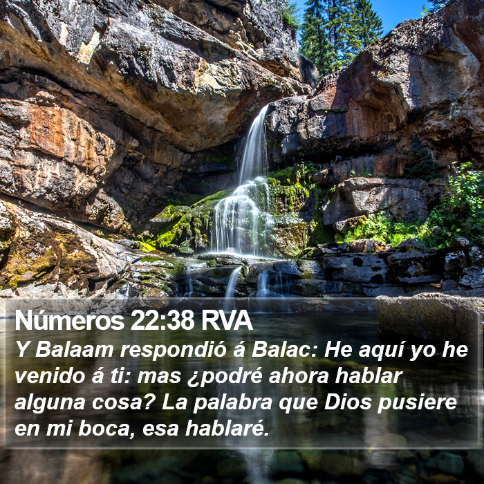 Números 22:38 RVA Bible Study