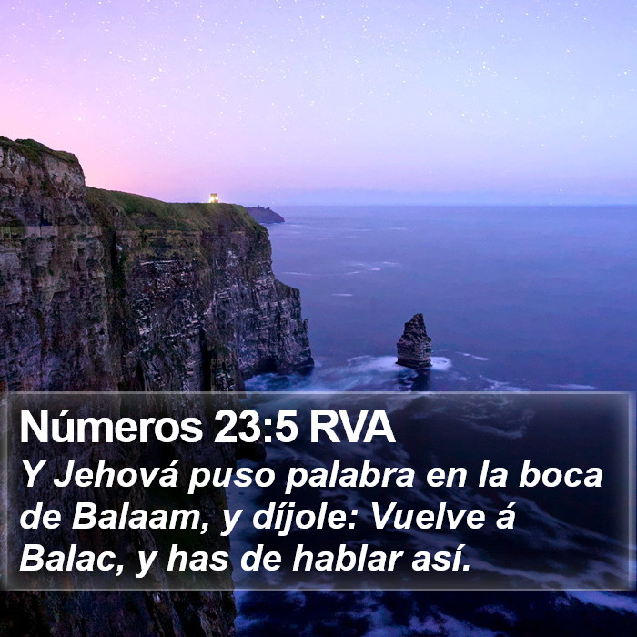 Números 23:5 RVA Bible Study