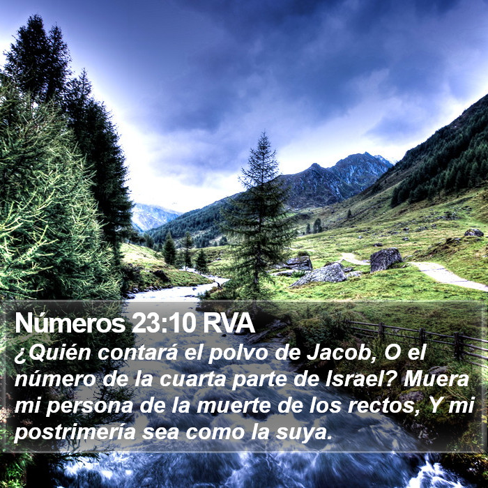 Números 23:10 RVA Bible Study