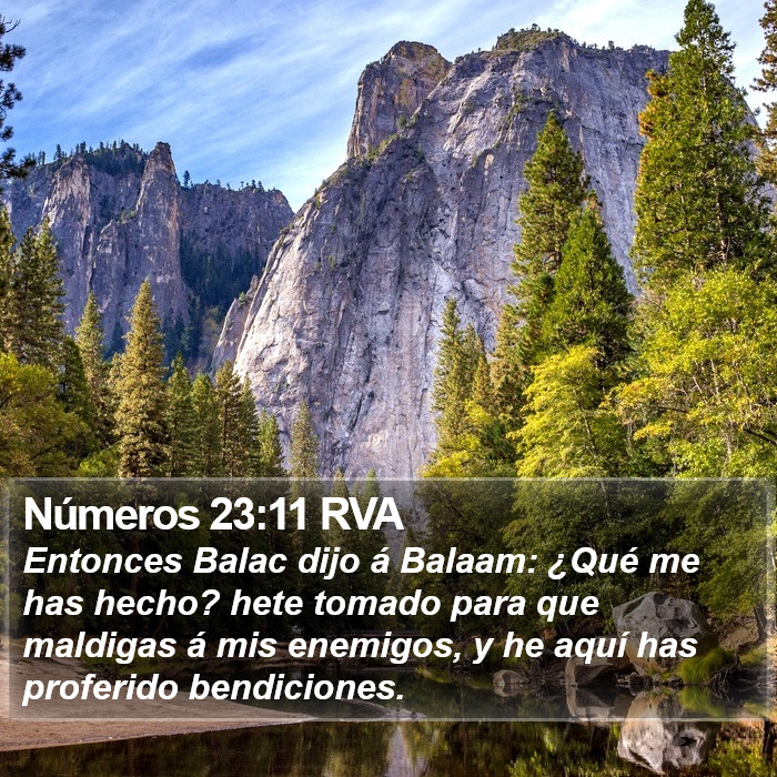 Números 23:11 RVA Bible Study