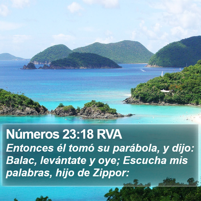 Números 23:18 RVA Bible Study