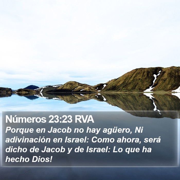 Números 23:23 RVA Bible Study