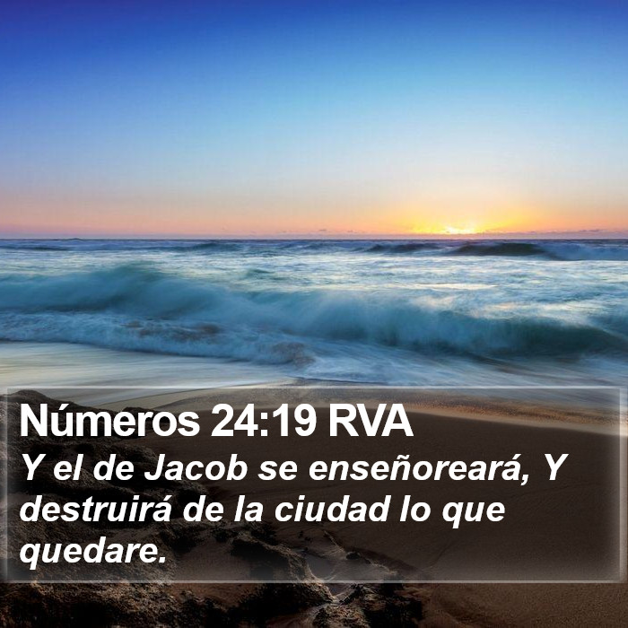 Números 24:19 RVA Bible Study