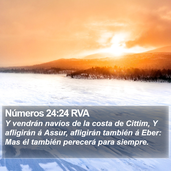 Números 24:24 RVA Bible Study