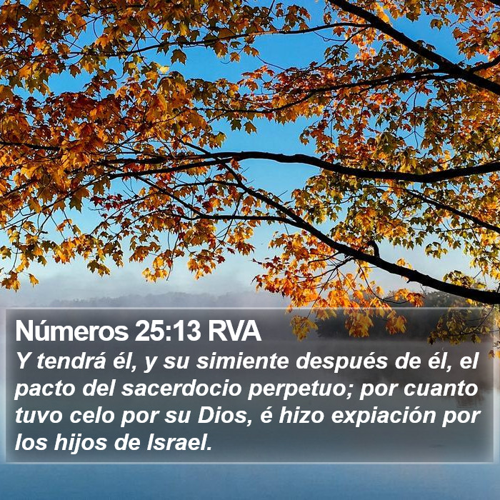 Números 25:13 RVA Bible Study