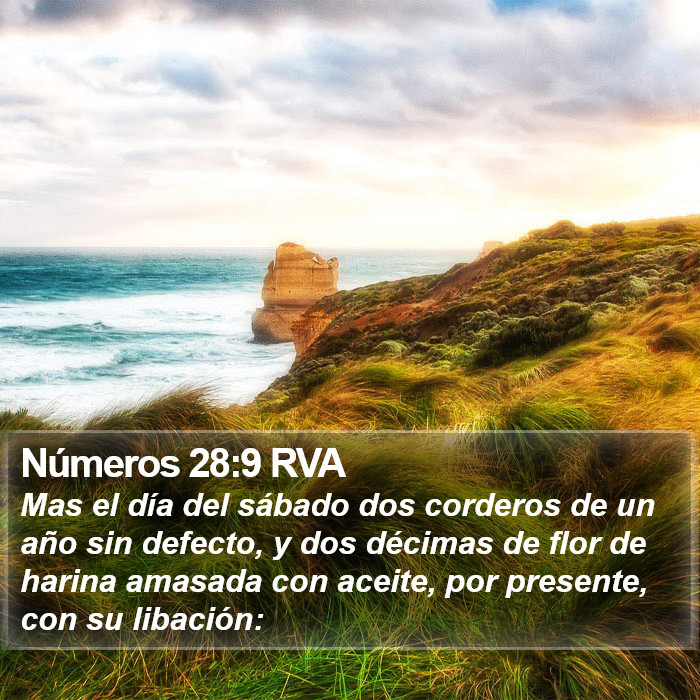 Números 28:9 RVA Bible Study