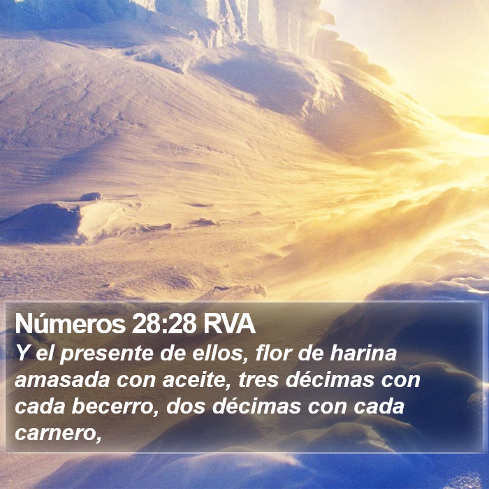 Números 28:28 RVA Bible Study