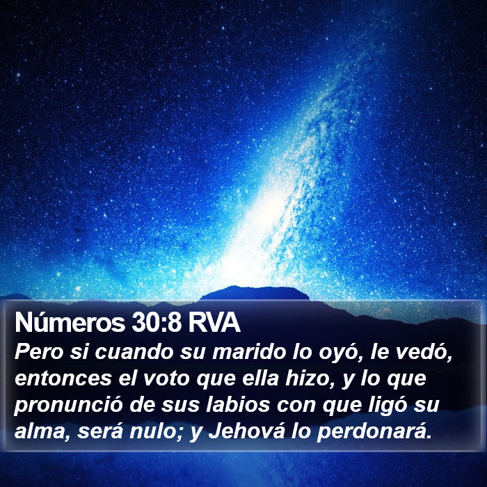 Números 30:8 RVA Bible Study