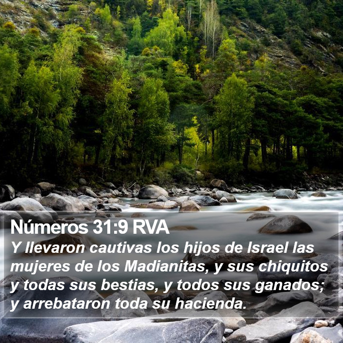 Números 31:9 RVA Bible Study