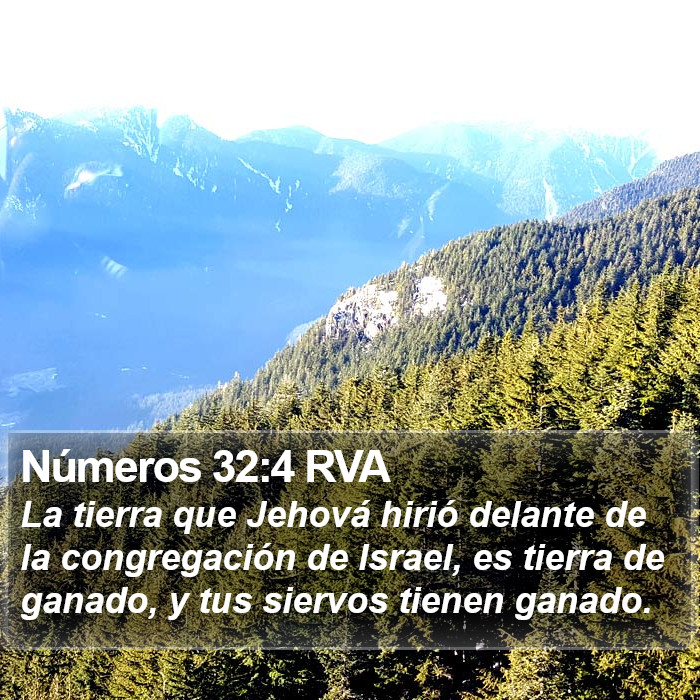 Números 32:4 RVA Bible Study