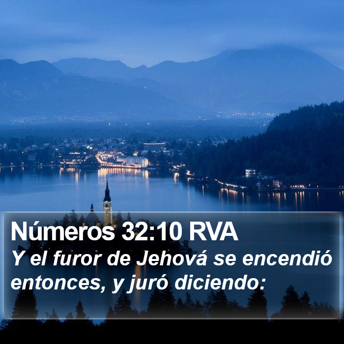 Números 32:10 RVA Bible Study