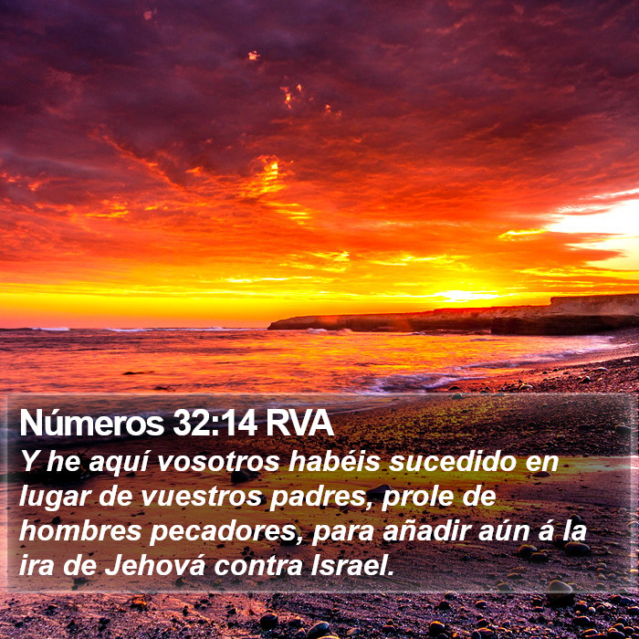 Números 32:14 RVA Bible Study