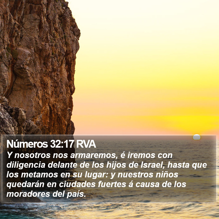 Números 32:17 RVA Bible Study