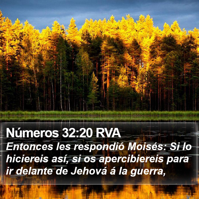 Números 32:20 RVA Bible Study