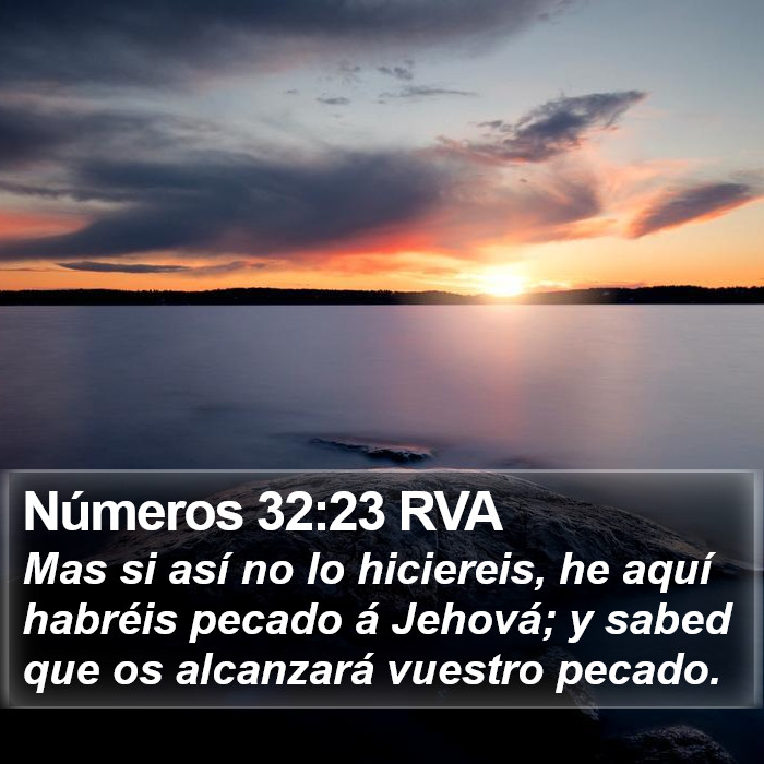 Números 32:23 RVA Bible Study