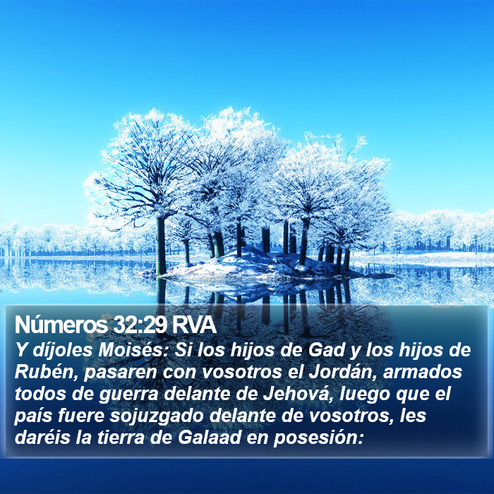 Números 32:29 RVA Bible Study