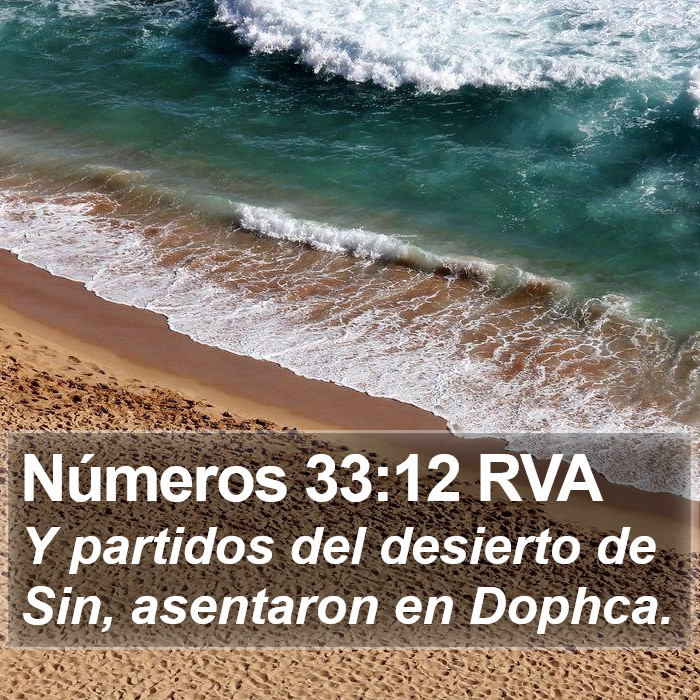 Números 33:12 RVA Bible Study