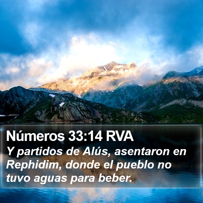 Números 33:14 RVA Bible Study