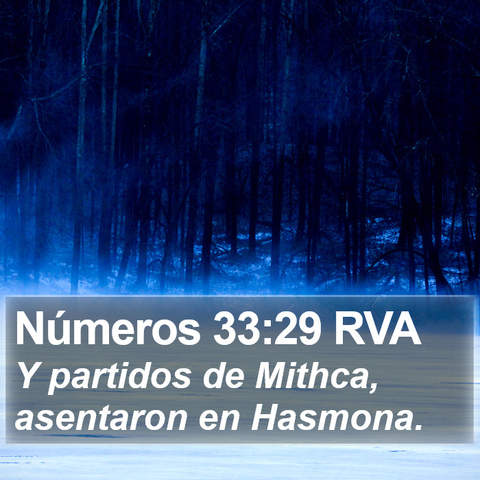 Números 33:29 RVA Bible Study