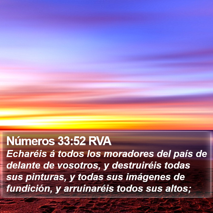 Números 33:52 RVA Bible Study