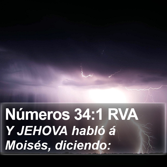 Números 34:1 RVA Bible Study