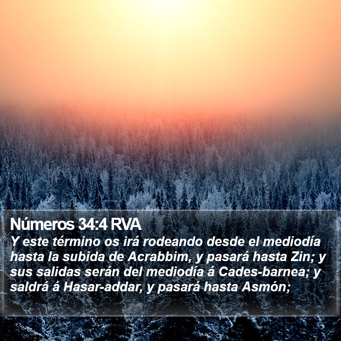 Números 34:4 RVA Bible Study