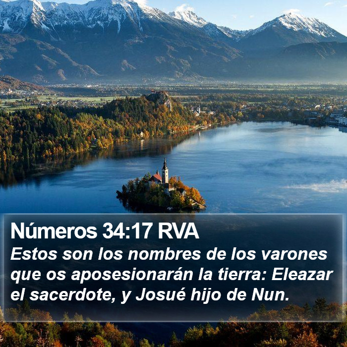 Números 34:17 RVA Bible Study