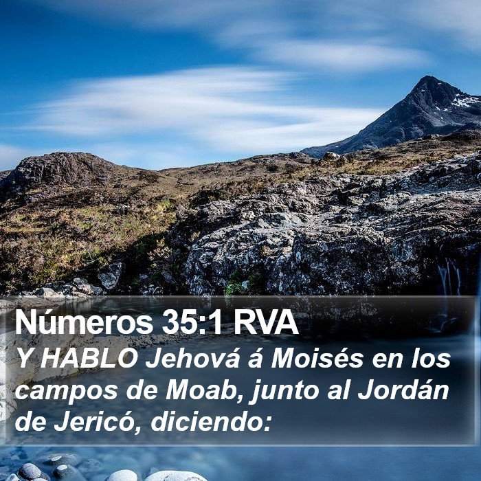 Números 35:1 RVA Bible Study