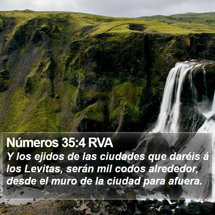 Números 35:4 RVA Bible Study