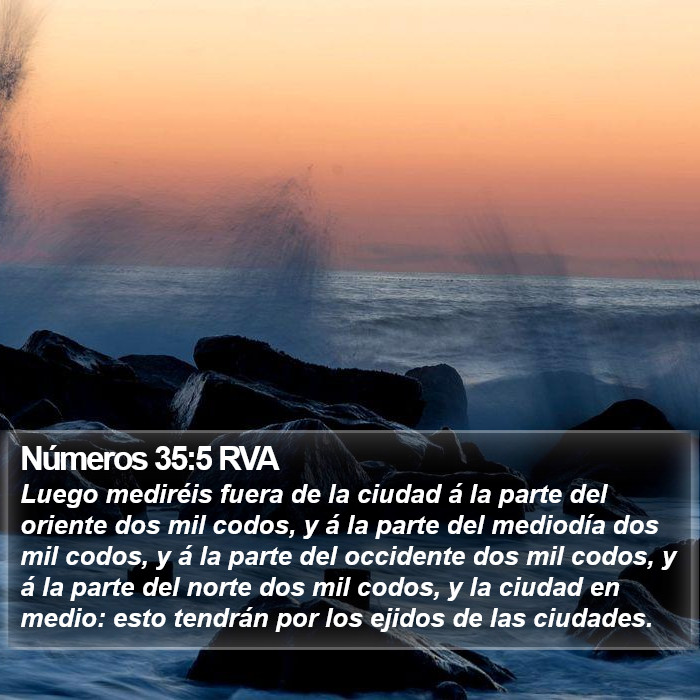 Números 35:5 RVA Bible Study