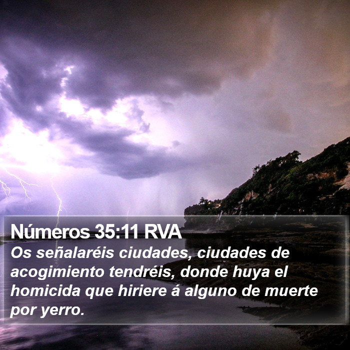 Números 35:11 RVA Bible Study
