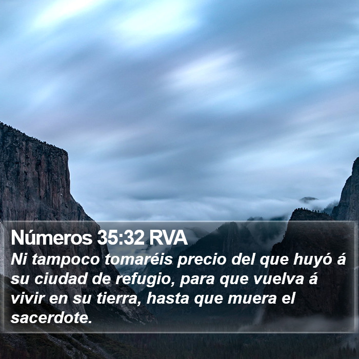 Números 35:32 RVA Bible Study