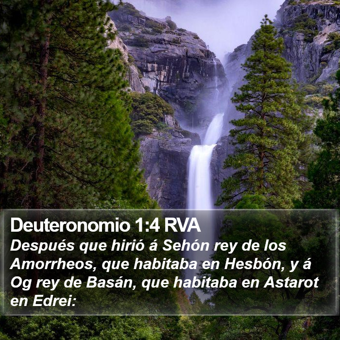 Deuteronomio 1:4 RVA Bible Study