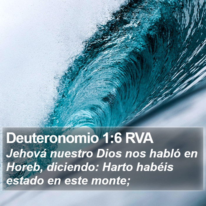 Deuteronomio 1:6 RVA Bible Study