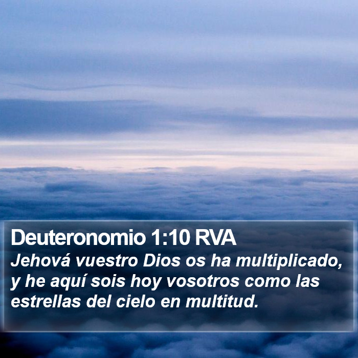 Deuteronomio 1:10 RVA Bible Study