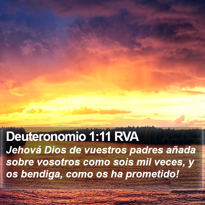 Deuteronomio 1:11 RVA Bible Study