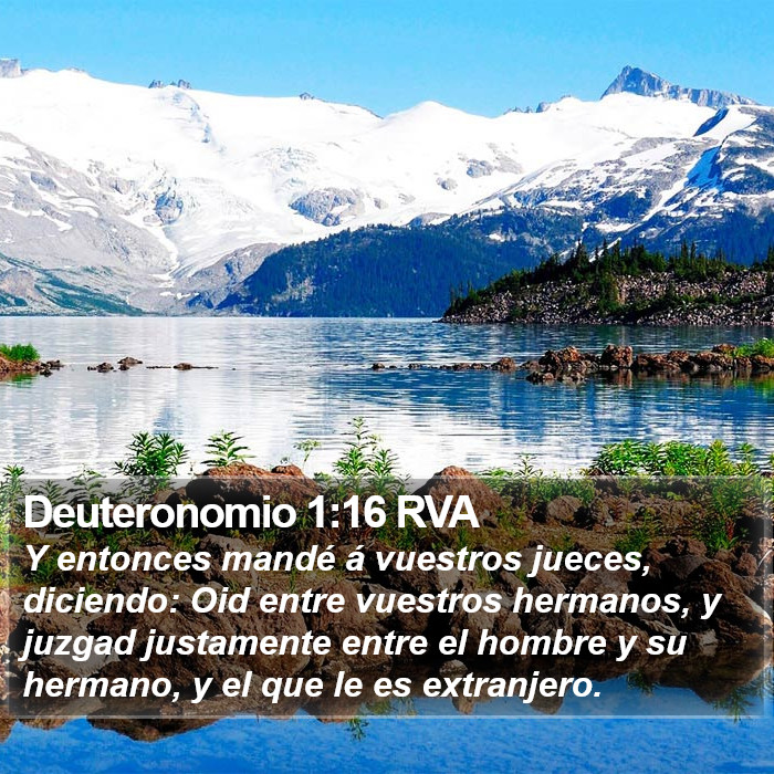 Deuteronomio 1:16 RVA Bible Study