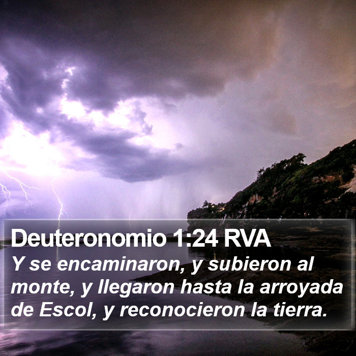 Deuteronomio 1:24 RVA Bible Study